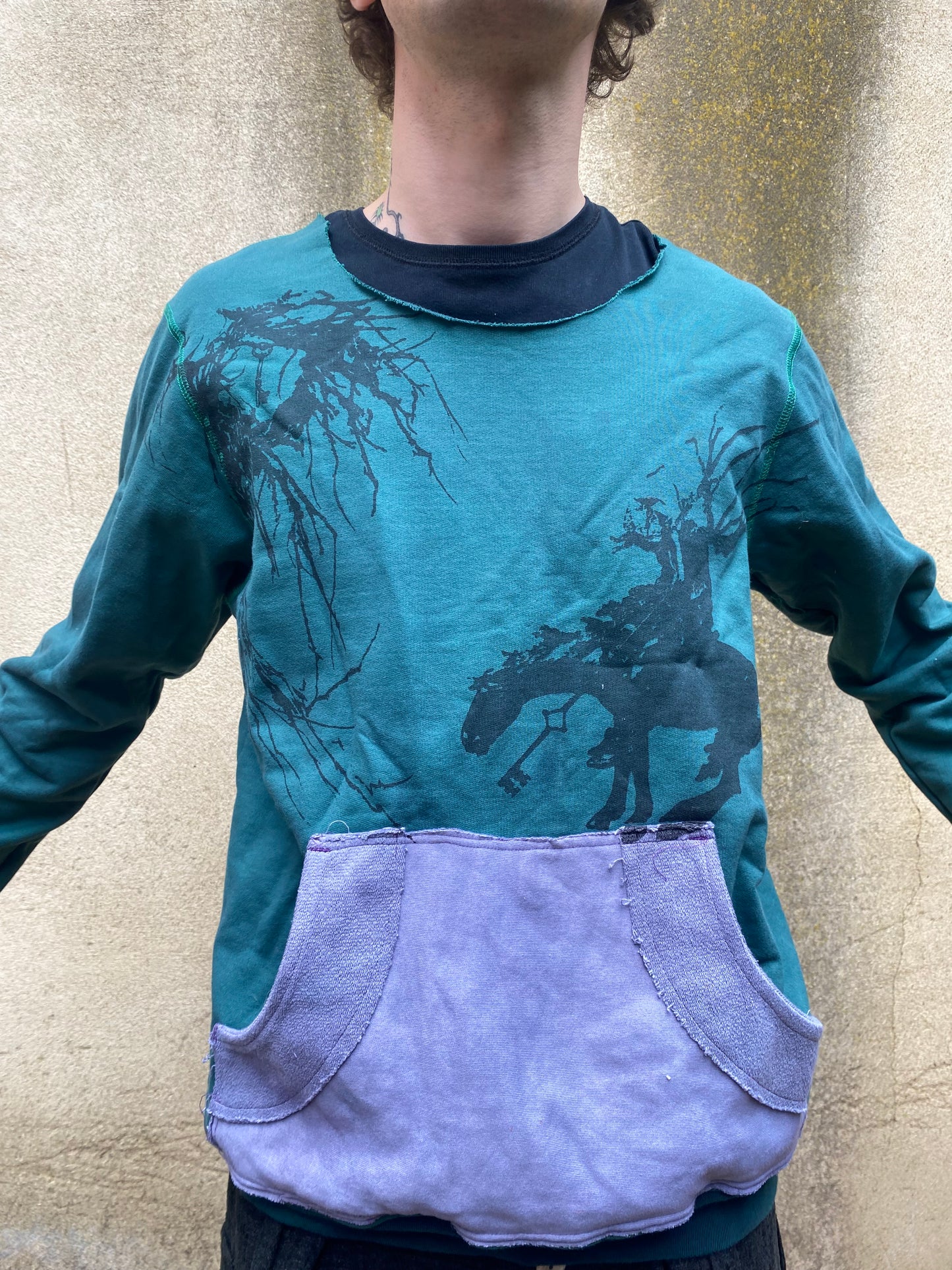 Cursed Wanderer Pocketed Crewneck