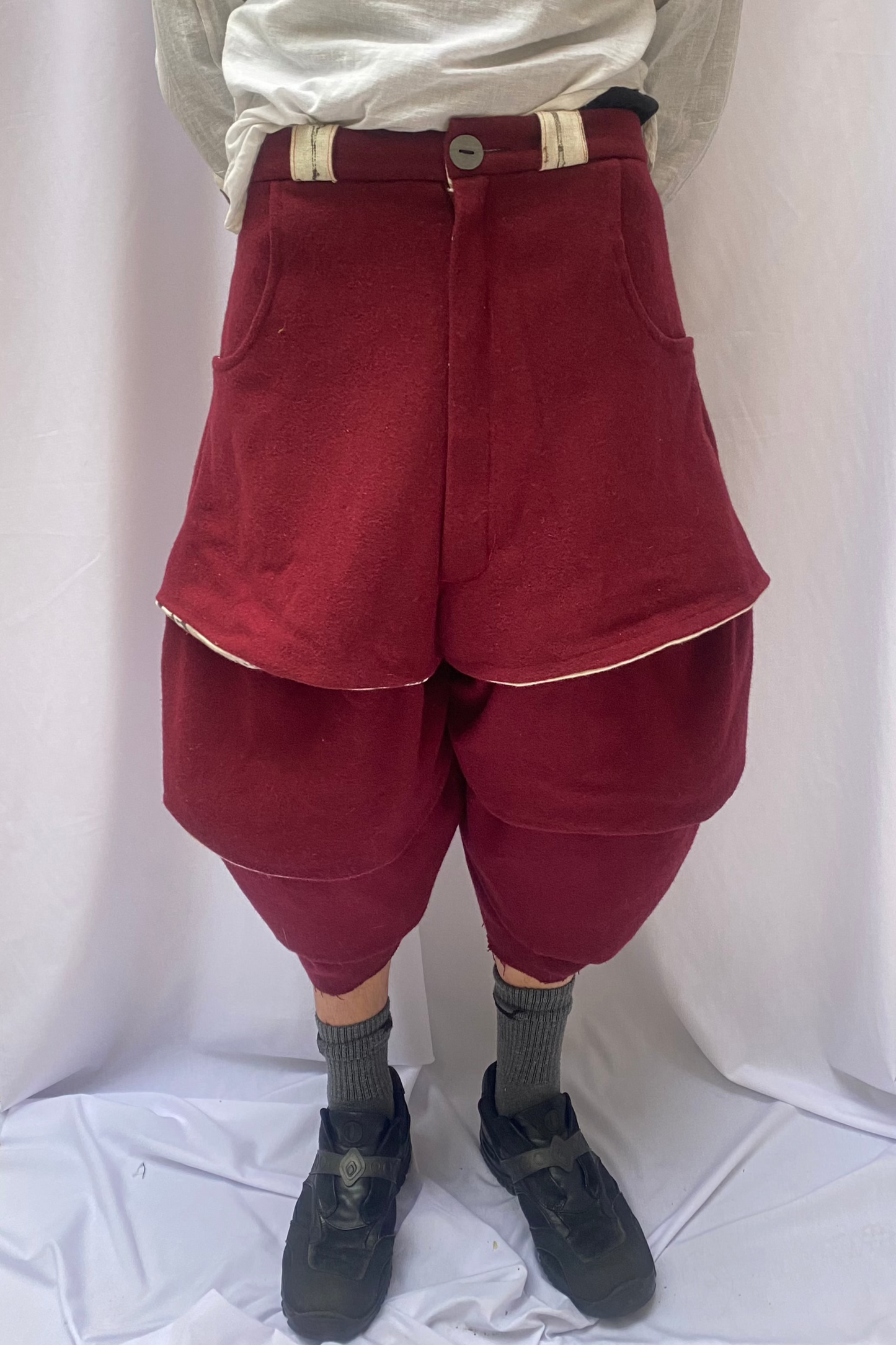 Pleated Armour Trouser