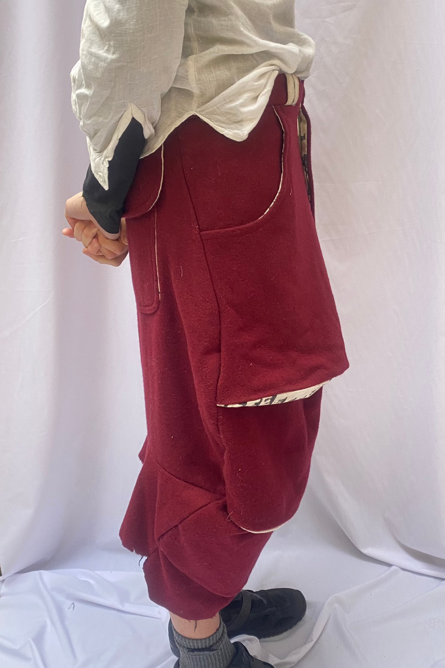 Pleated Armour Trouser