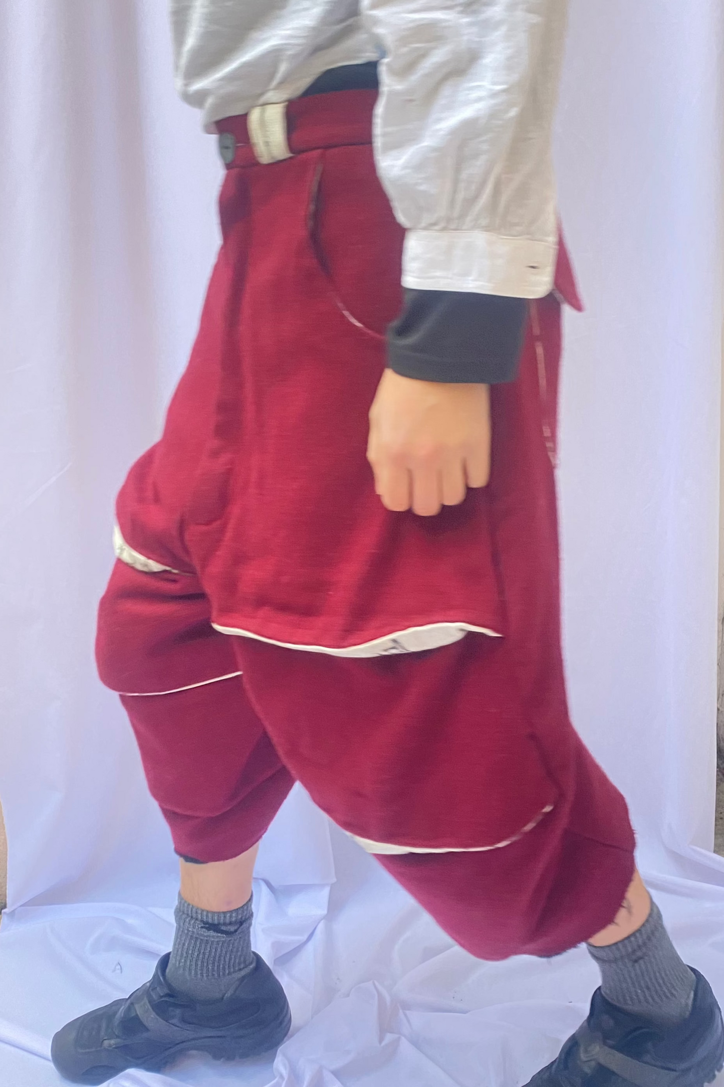 Pleated Armour Trouser