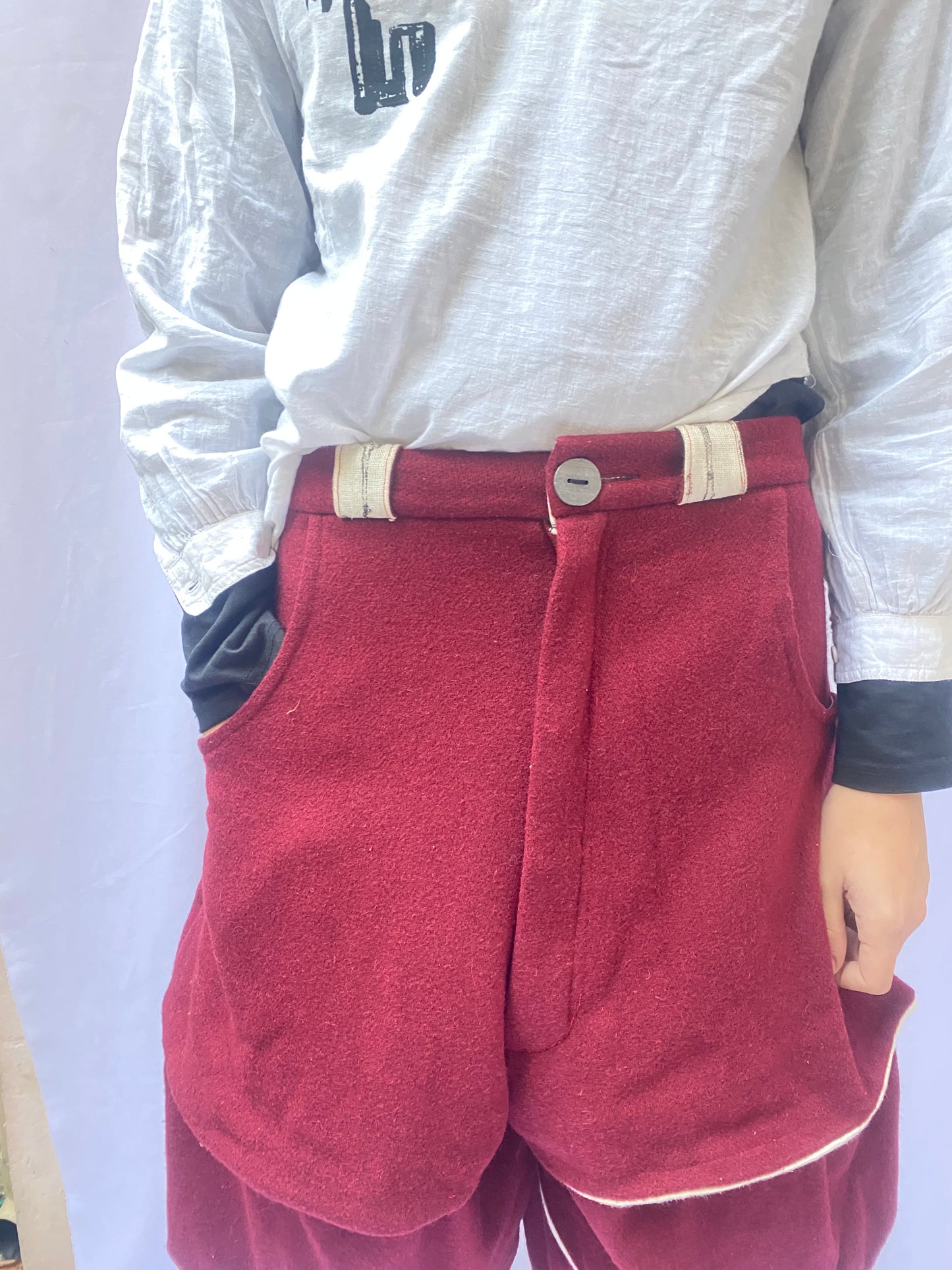 Pleated Armour Trouser