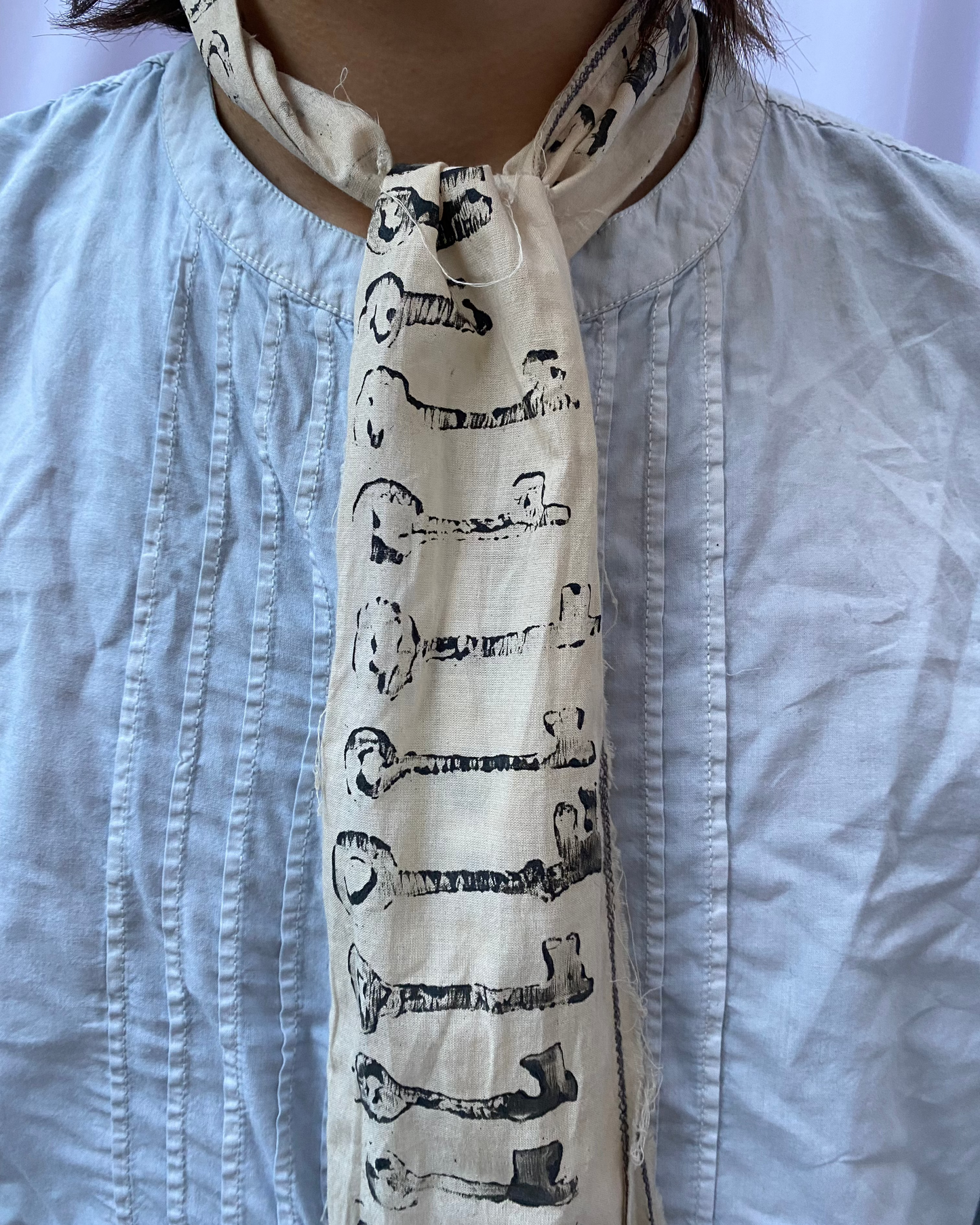 woodblock Printed Scarf