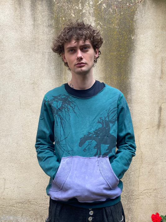 Cursed Wanderer Pocketed Crewneck